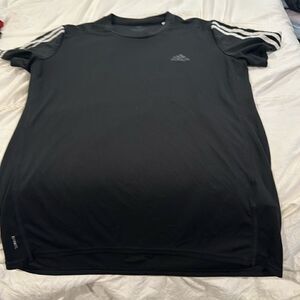 Adidas, black running shirt size medium